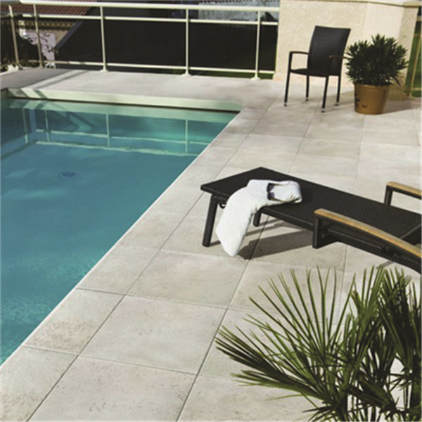 Margelle droite plate en pierre reconstituée pour piscine - Calypso - Gris minéral - 60,0 CM x 30,0 CM - ép. 35,00 MM