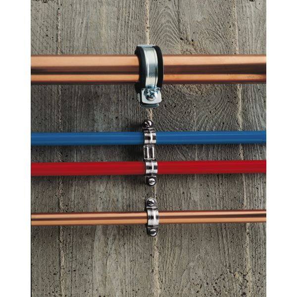 Collier double au pas 7 x 150 mm pour tube de 14 mm - boîte de 100