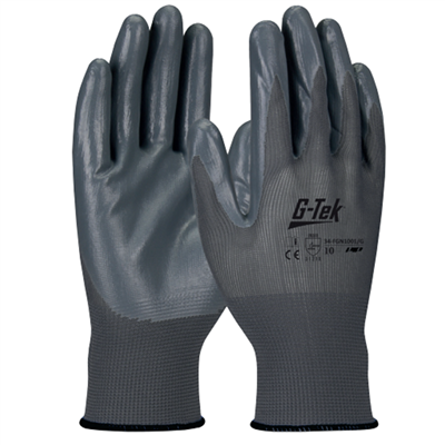 Gant de manutention Obra coton et enduction nitrile taille 9 - lot de 12 paires