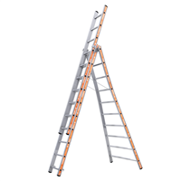 Échelle transformable 3 plans - Pronor Tubesca - Hauteur d'accès 7.71 m - Aluminium