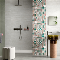 Faïence salle de bain en grès cérame rectifié - Foyer - 120,0 CM x 60,0 CM - ép.7,00 MM - Lumière