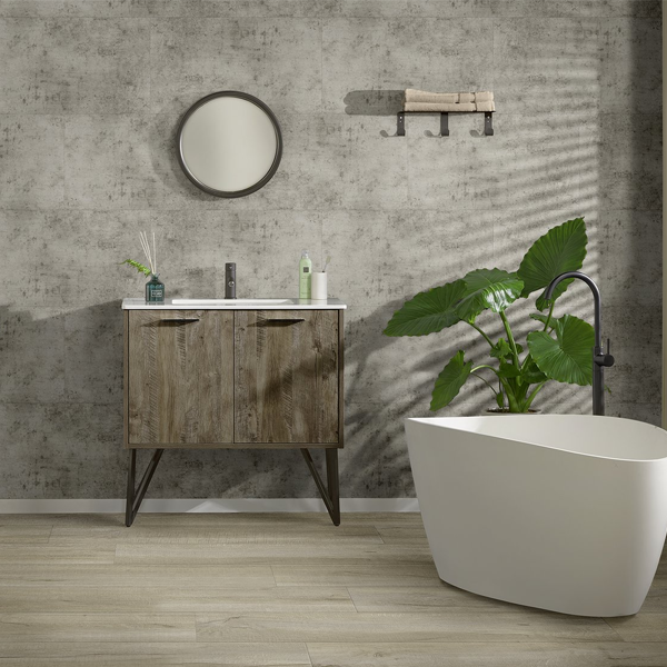 Revêtement mural composite Revela en dalle de 65,0 CM x 37,5 CM - ép. 5,00 MM - Baeza