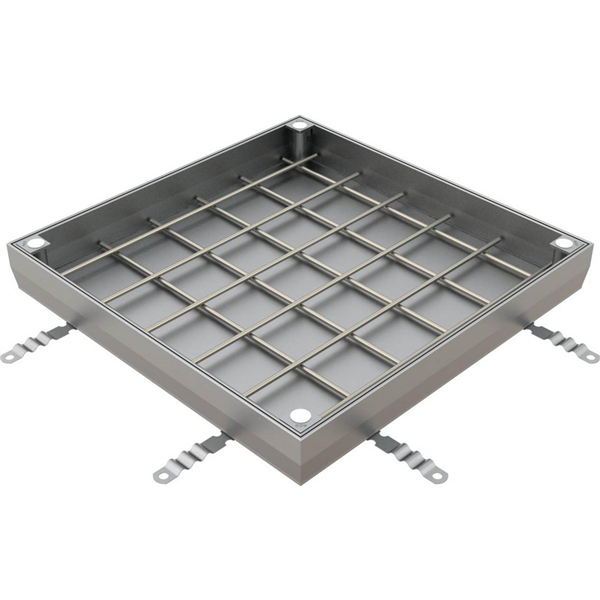 TRAPPE ACO UNIFACE ACIER INOXYDABLE 500X500MM H70MM M125 / 600KN