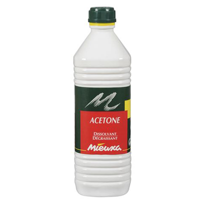 Acétone Mieuxa dissolvant dégraissant bouteille de 1 litre