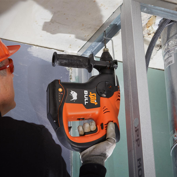 Perforateur chevilleur Spit Spitbull SDS Plus 36 V - 6 forets XT3 - 2 batteries 6,2 Ah - chargeur - mallette