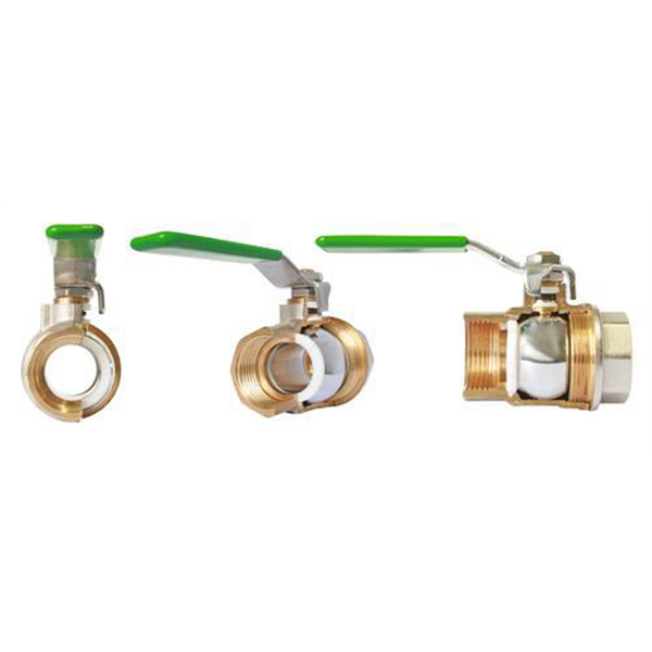 Vanne à sphère NF Double Femelle 3/8" Passage intégral Poignée plate