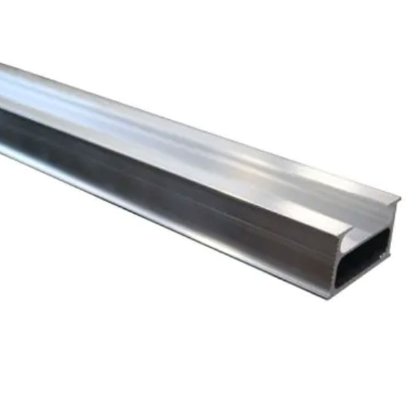 Lambourde Alu bi-face Profildeck pour structure de terrasse bois/dalles sur plots - Haut. 27,00 mm - Long. 2,40 m
