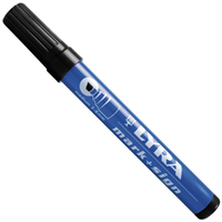 Marqueur indélébile Lyra Mark+Sign biseau moyen coloris noir