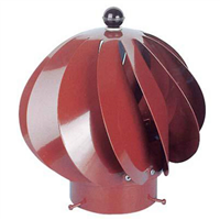 Extracteur éolien métallique Aspiromatic G100 - diamètre 100 mm - brun tuile