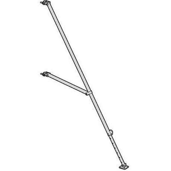 Stabilisateur universel Altrad galvanisé pour échafaudage hauteur 2,20 à 3,30 m