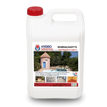 Minéralisant hydrofuge TS Hydro Mineral - Pour tous supports poreux - Bidon de 5 L