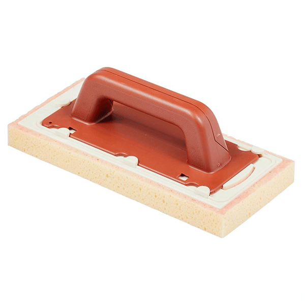 Frottoir éponge interchangeable Sweepex avec attache rapide Easy-Lock pour nettoyage des joints à base de ciment - 13 x 30 x 3 cm