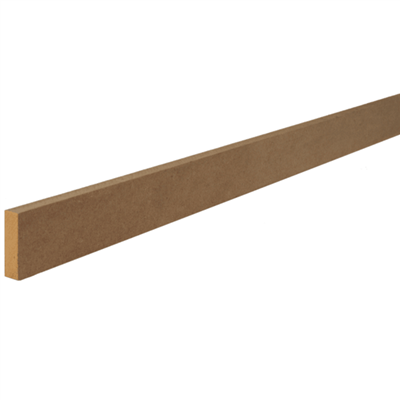 Tasseau Medium en MDF brut - bois PEFC - section de 30 MM x 10,00 MM - longueur 2,44 M