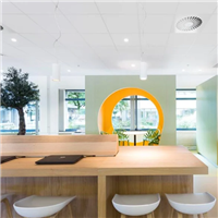 Dalle de plafond suspendu Ecophon Focus A pour ossature T24 - Blanc - 600,0 MM x 600 MM - ép. 20,00 MM