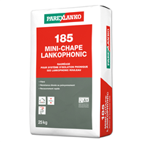 Enduit de ragréage fibré pour isolation phonique sous carrelage - 185 Mini-Chape Lankophonic - Sac de 15 KG