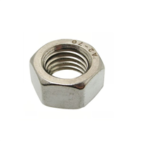 Ecrou hexagonal DIN 934 inox A2 diamètre M4 - Boîte de 200