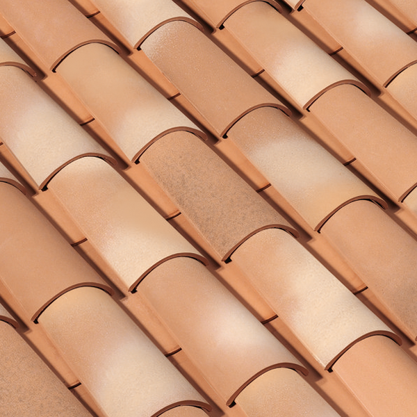 Tuile Canal Midi en couvert et/ou courant - Terre ocres