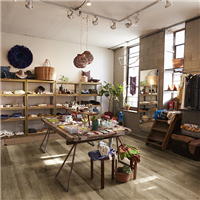 Lame de vinyle rigide à clipser CLIP 55 EDILIS avec sous-couche intégrée pour sol intérieur - Peak - 18 CMx122 CM ép.5.5 MM