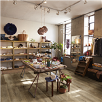 Lame de vinyle rigide à clipser CLIP 55 EDILIS avec sous-couche intégrée pour sol intérieur - Peak - 18 CMx122 CM ép.5.5 MM