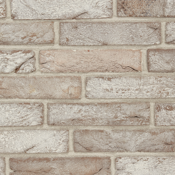 Plaquette de parement extérieur terre cuite moulée main Terca Eco-brick Nubilum Greige clarus - Wienerberger - 215,0 MM x 65,00 MM x 22 MM