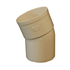 Coude mâle-femelle à 20° MEP 820C pour tuyau de descente de gouttière de diamètre 80 mm - PVC Sable