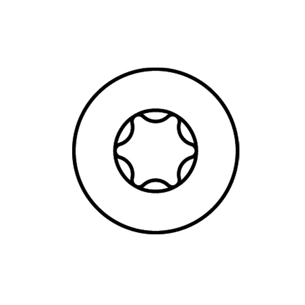 Vis à bois Heco Topix Plus A3K - Tête cylindrique 6,5 x 100 mm - Double filet - T30 - Boîte de 100