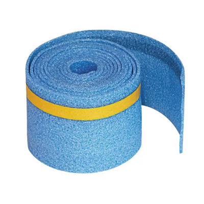 Bande périphérique adhésive en mousse de polyéthylène pour chape et dalle flottante - Périmousse - 150 MM x 8,00 MM - Long. 50,00 M