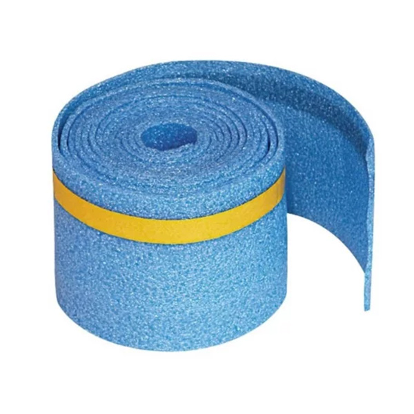 Bande périphérique adhésive en mousse de polyéthylène pour chape et dalle flottante - Périmousse - 150 MM x 8,00 MM - Long. 50,00 M