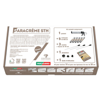 Traitement anti-remontées d'humidité pour murs extérieurs - Paracrème STH Parexlanko - kit prêt à l'emploi