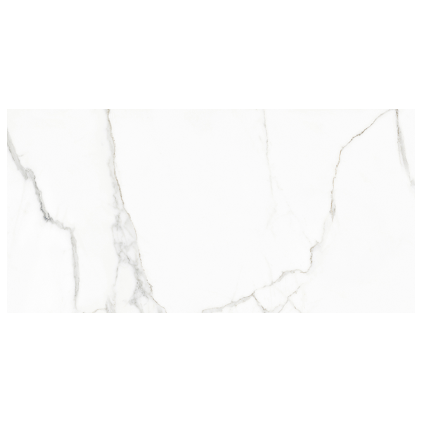 Faïence murale effet marbre polie et rectifiée - Rhapsody - 60,0 CM x 120,0 CM - ép.7,00 MM - White Beauty