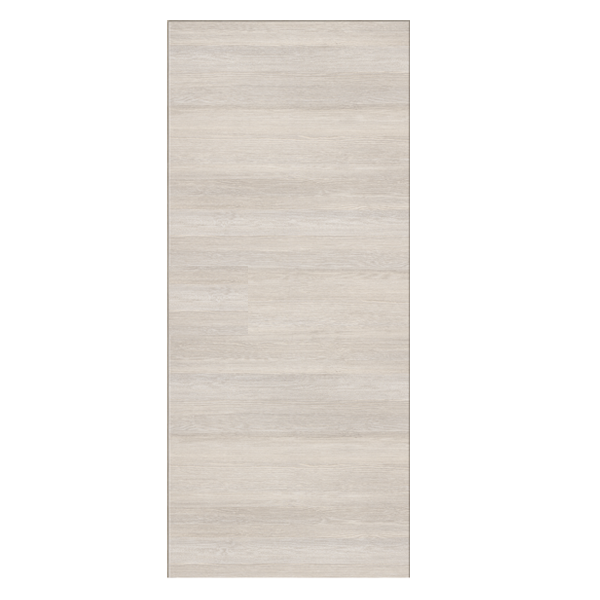 Porte aspect bois à veinage horizontal - Verso Crema - Main gauche - 203.6 CM x 83 CM - Crème