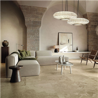 Carrelage sol intérieur effet pierre en grès cérame rectifié - Solithe - 60,0 CM x 60,0 CM - ép.9,00 MM - Clair