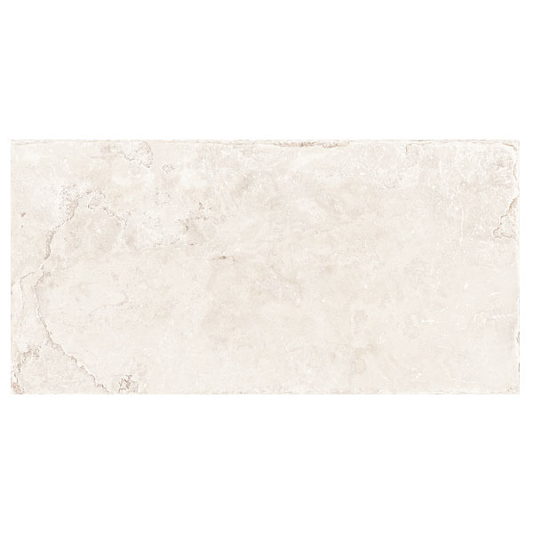 Carrelage extérieur antidérapant effet pierre en grès cérame - Pietra D'Itria - 60,4 cm x 30,00 cm  - ép. 8,2 mm - Avorio