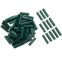 Clip de fixation Lixo Dirickx pour latte d'occultation de clôture - vert RAL 6005 - lot de 100