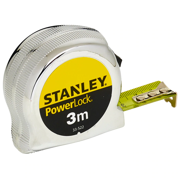 Mesure mètre à ruban Stanley Blade Armor Powerlock 3 m x 19 mm