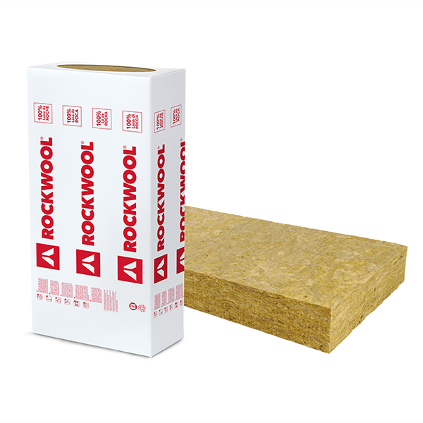 Panneau laine de roche pour isolation extérieure sous bardage - Rockfaçade - R 5,70 m².K/W - 1,35 M x 0,60 M - ép.200 MM