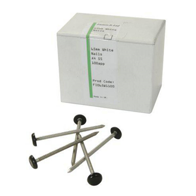 CLOU INOX EMBOUT PLASTIQUE LG.40MM NOIR