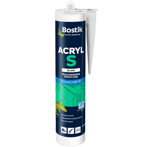B.ACRYL S blanc  Cartouche 310ML
