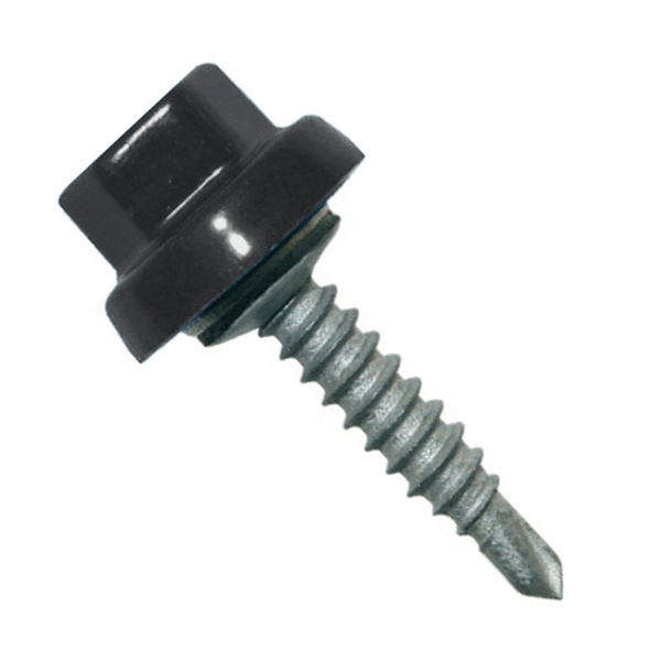 Vis bac acier Gris anthracite RAL7016 - Zacrovis Bois TH10 - 6,5 MM x 38,0 MM - Boîte de 100