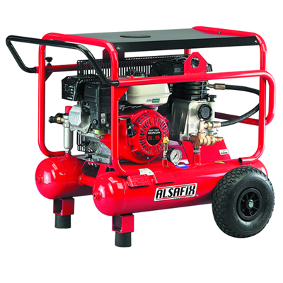 Compresseur d'air thermique - Alsafix Alair 20/500 - moteur Honda 5,5 CV pour outil pneumatique - cuve de 20 LTR - 10 BAR - 500 Litres/minute