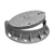Regard de chaussée à cadre rond articulé E600 Hauteur 150mm NF