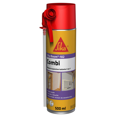 Mousse expansive Sika Boom 102 combi 500 ml blanc