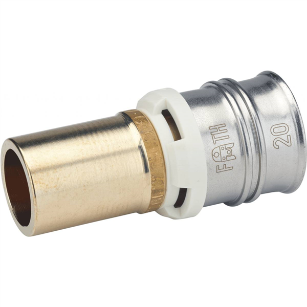 Adaptateur tube MCXS16x2 CU16 sans plomb Pour système multicouche XS *8291673901