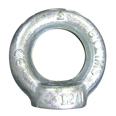 Anneau de levage femelle zingué CMU 140 kg diamètre 8 mm