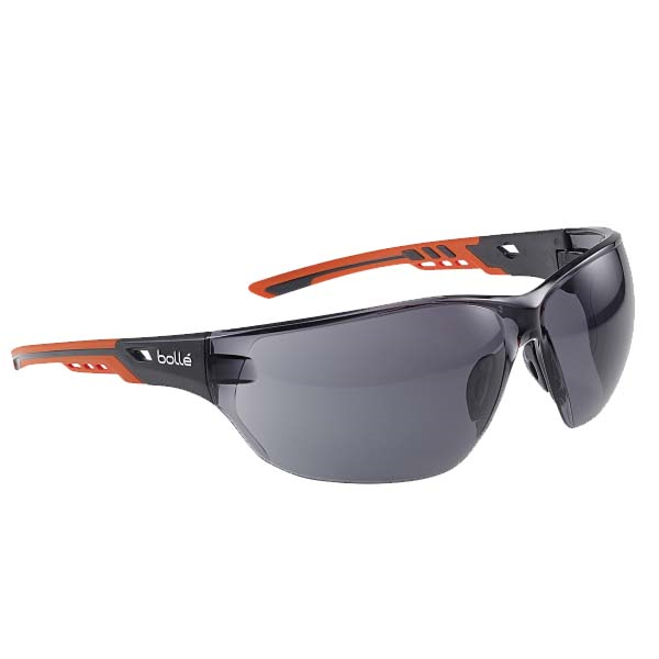 Lunettes légères de protection extérieure - NESS+ Design sportif Bollé - Verres fumés platinium