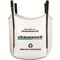Big bag à usage unique - Transport, stockage, livraison - Polypropylène anti-UV - Capacité 1,5T