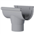 Pour gouttière GD25 - Gris