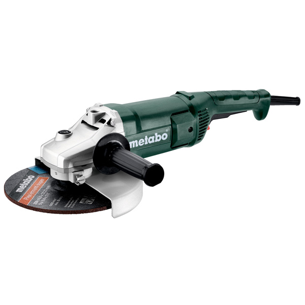 Meuleuse d'angle filaire 230 mm Metabo WP 2200-230 - En carton avec poignée supplémentaire