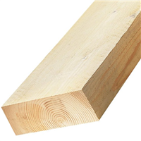 Bastaing en sapin traité classe 2 - bois de charpente - 200 MM x 63 MM - longueur 4,00 M