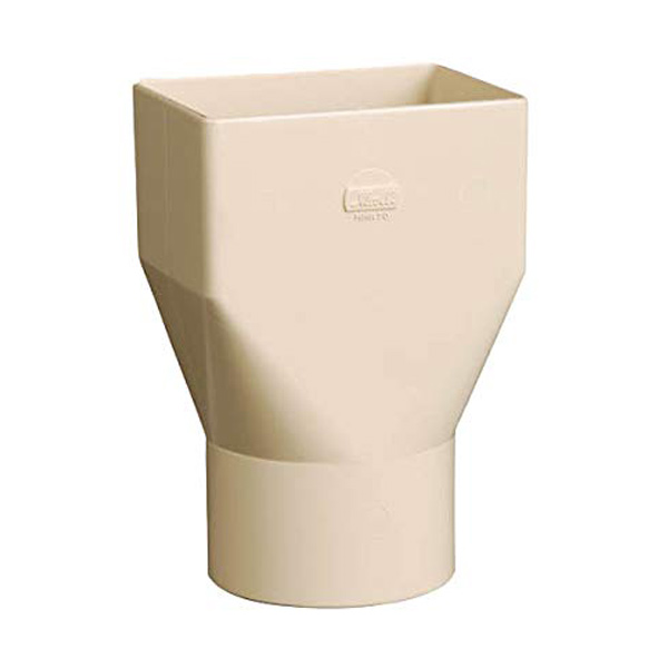 Manchette pour tube de descente rectangulaire/cylindre - diamètre 80 mm - MMR70S Nicoll - Sable